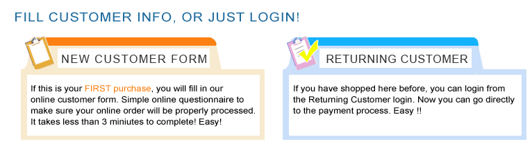 Step 4: Fill patient info, or just login !
