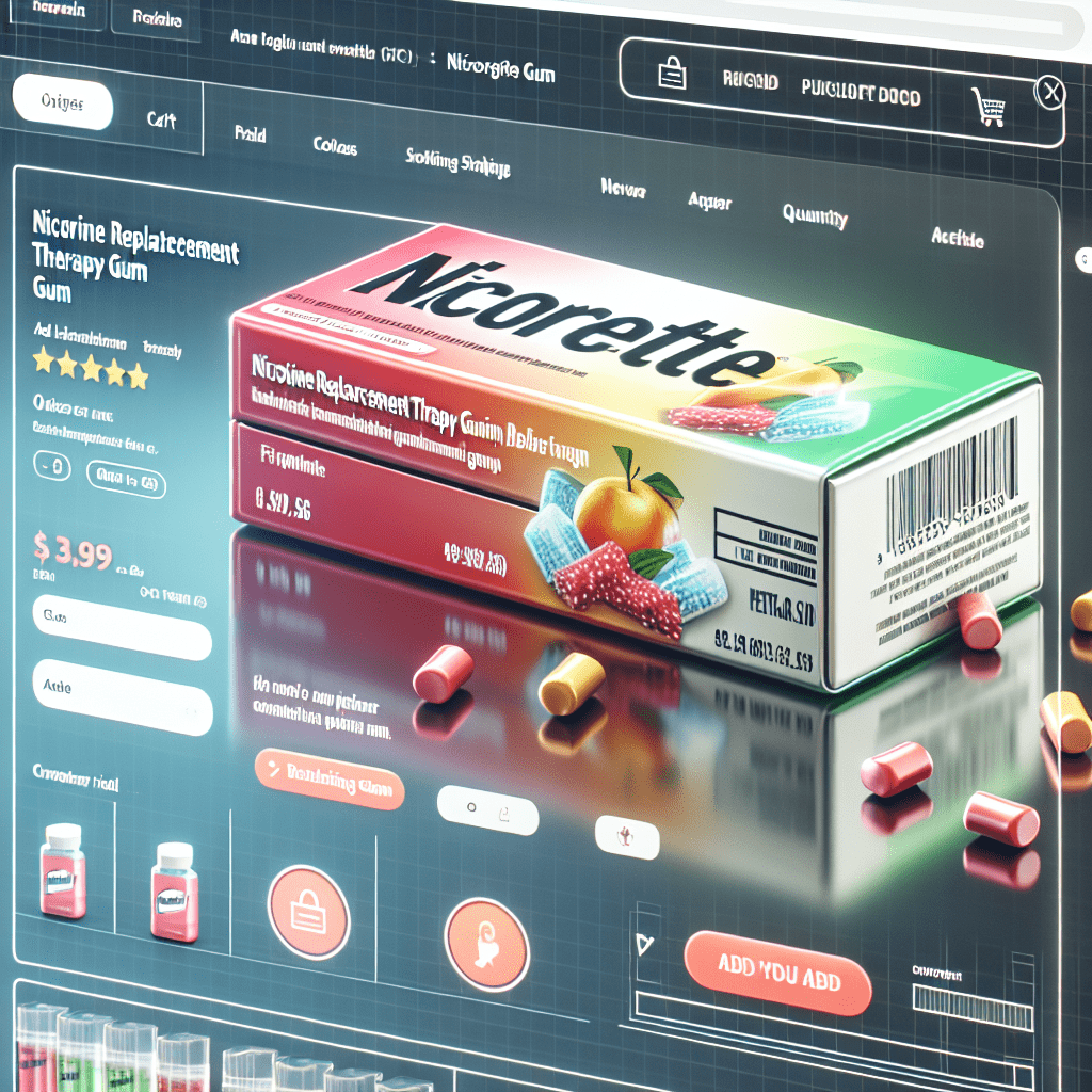 Nicorette gum online